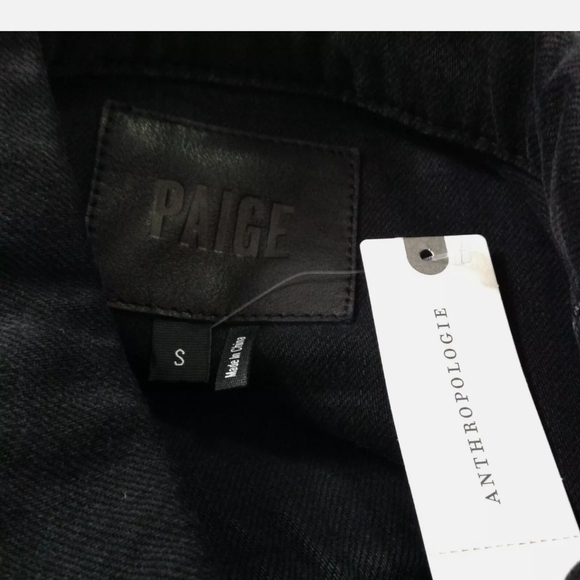 Anthropologie PAIGE Heidi Ruffle Denim Jacket S - Picture 6 of 8